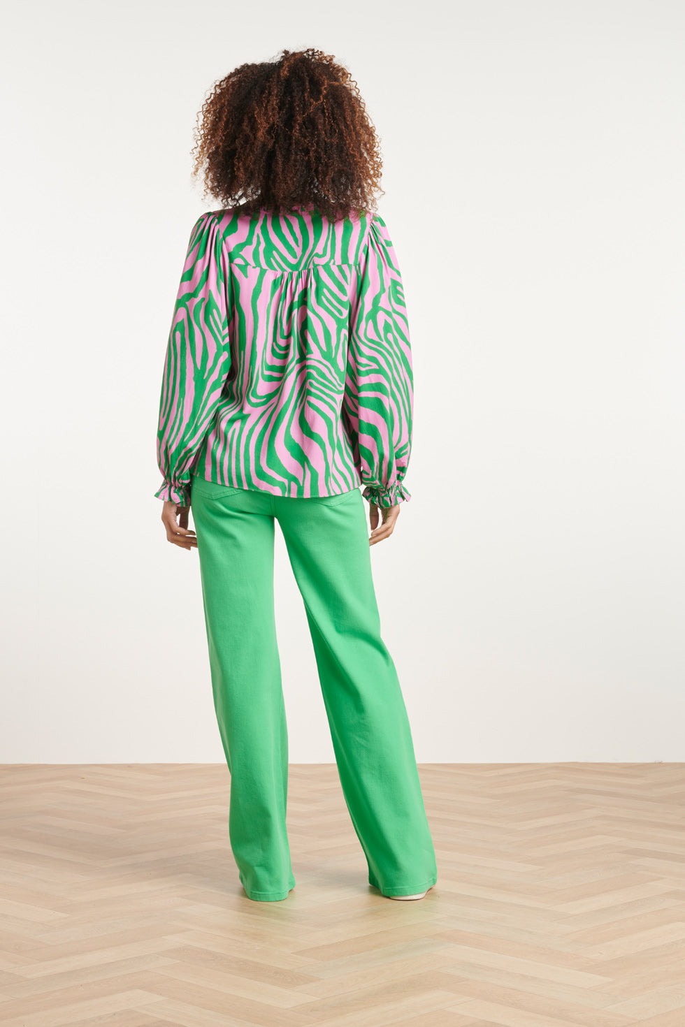 24169 Flared Jeans | Green