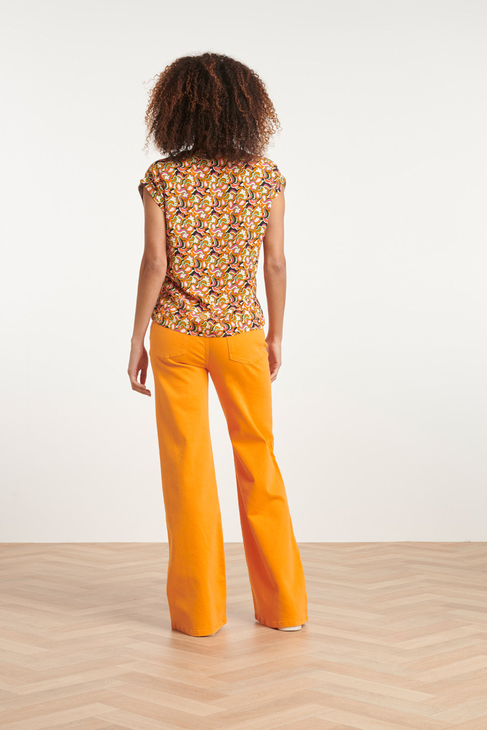 24169 Flared Jeans | Orange