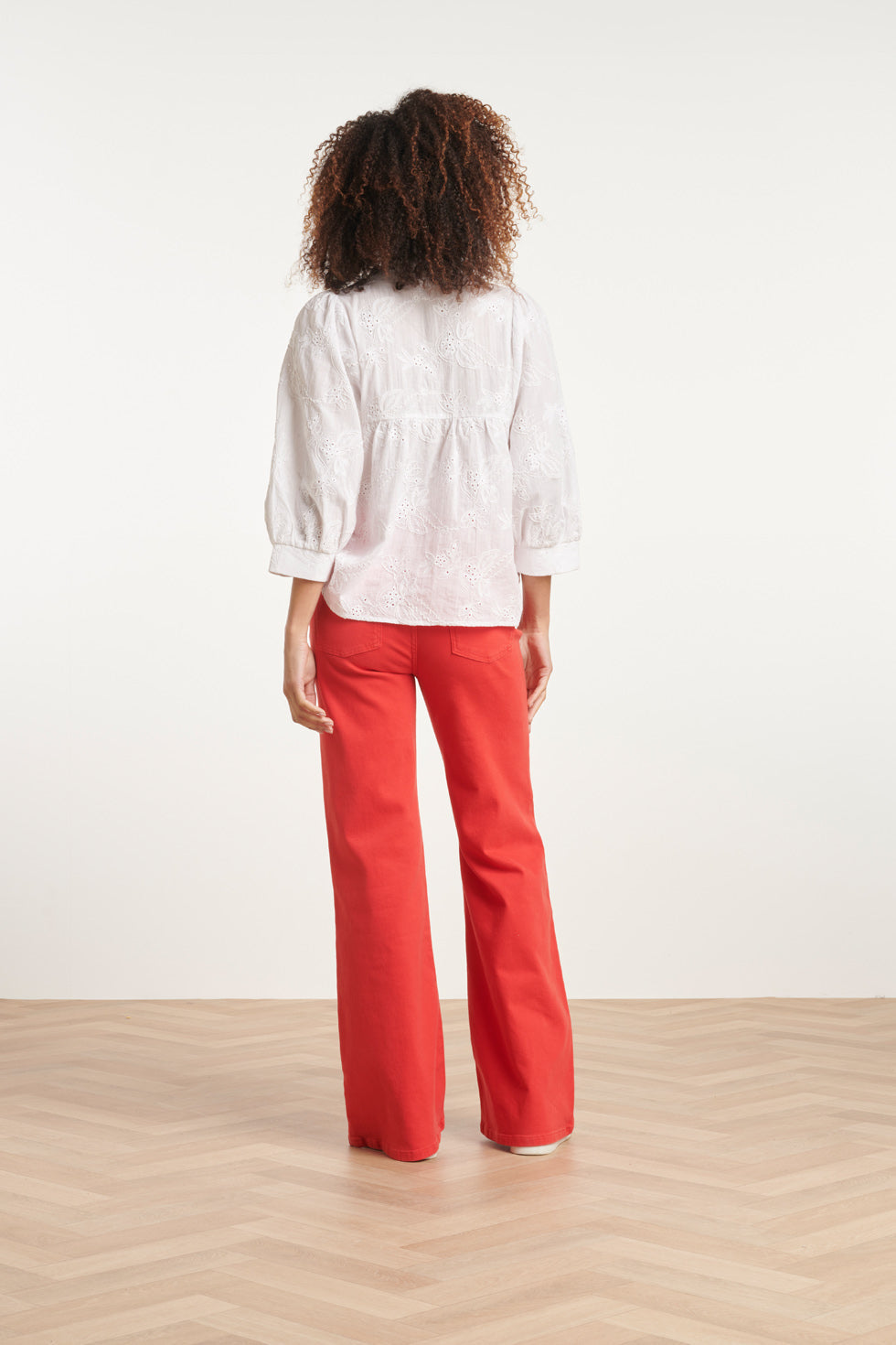 24169 Flared Jeans | Red