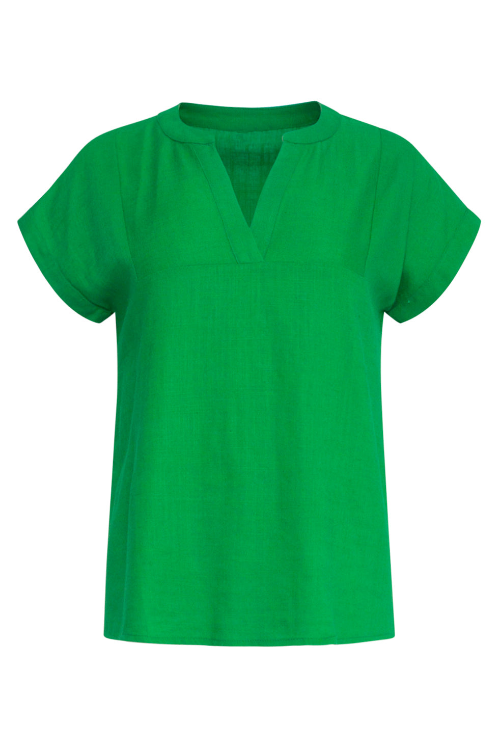 24347 Ademende Zomer Top | Green