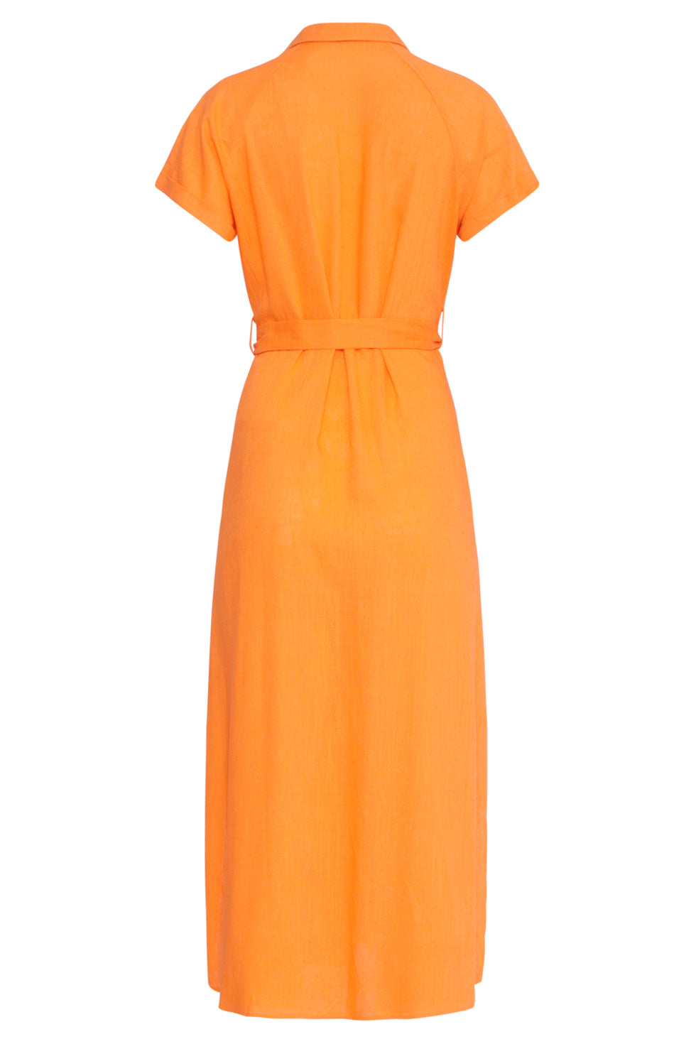 24348 Ademende Zomer Shirtjurk | Orange