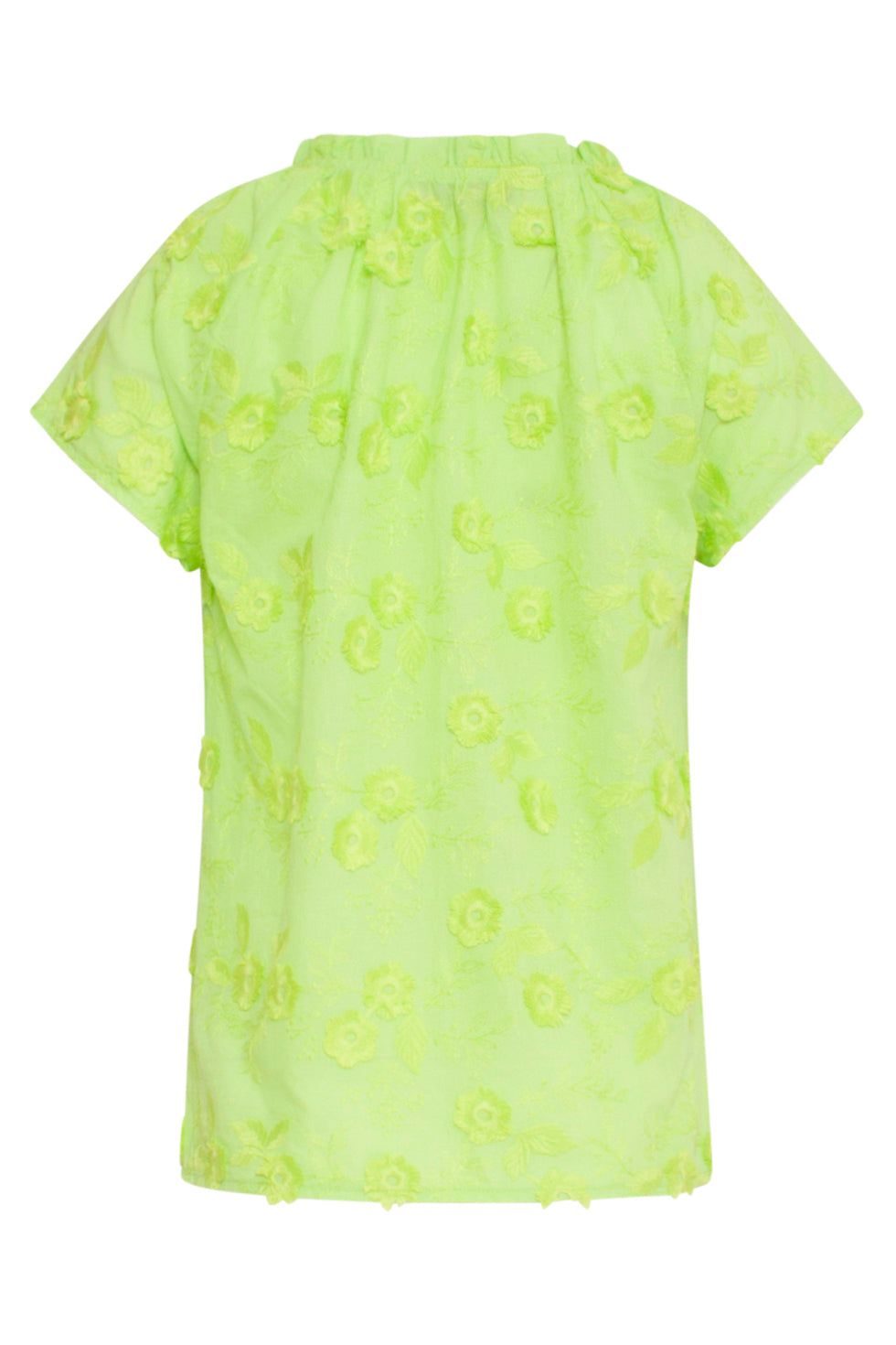 24354 Dames Lime Top Met Korte Raglan Mouwen | Lime