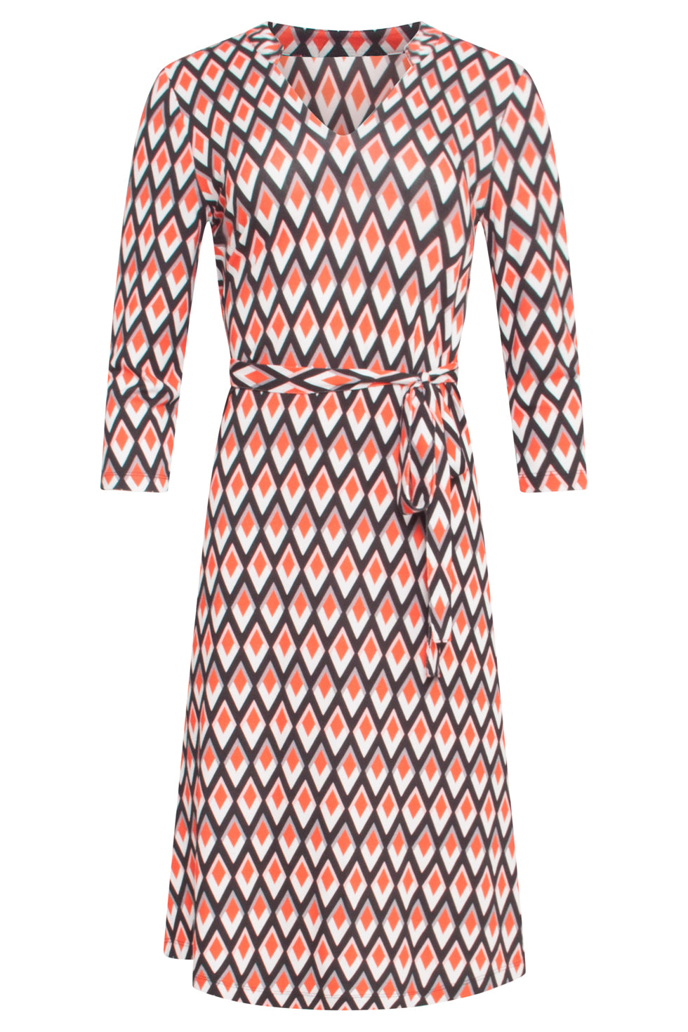 24433-998 Grafisch Bedrukte Zomerjurk | Muticolour