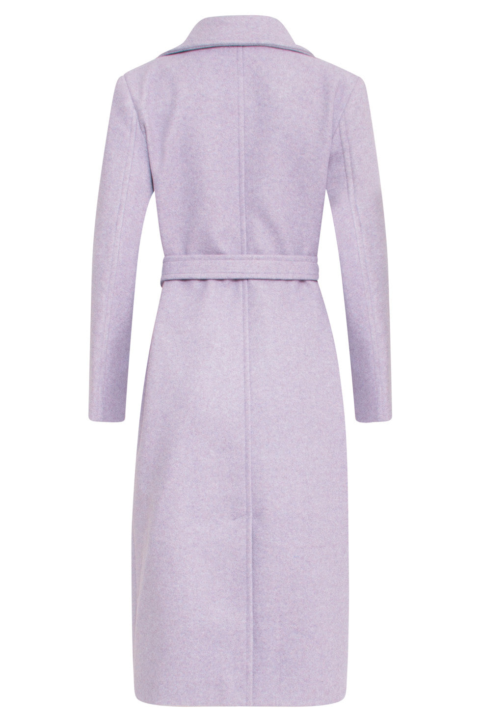 24552 Lange Lila Jas Met Grote Revers | Lilac