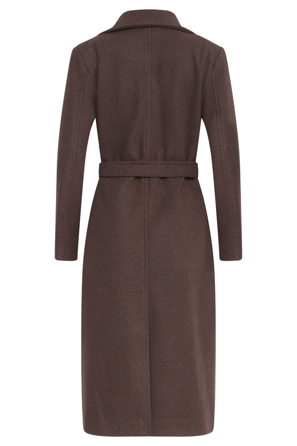 24552 Lange e Jas Met Grote Revers | Brown