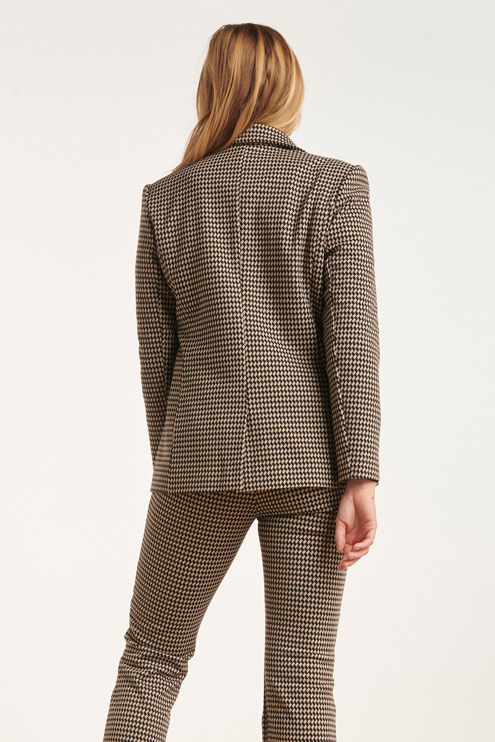 24576 Diamantprint Blazer | Black - Sand
