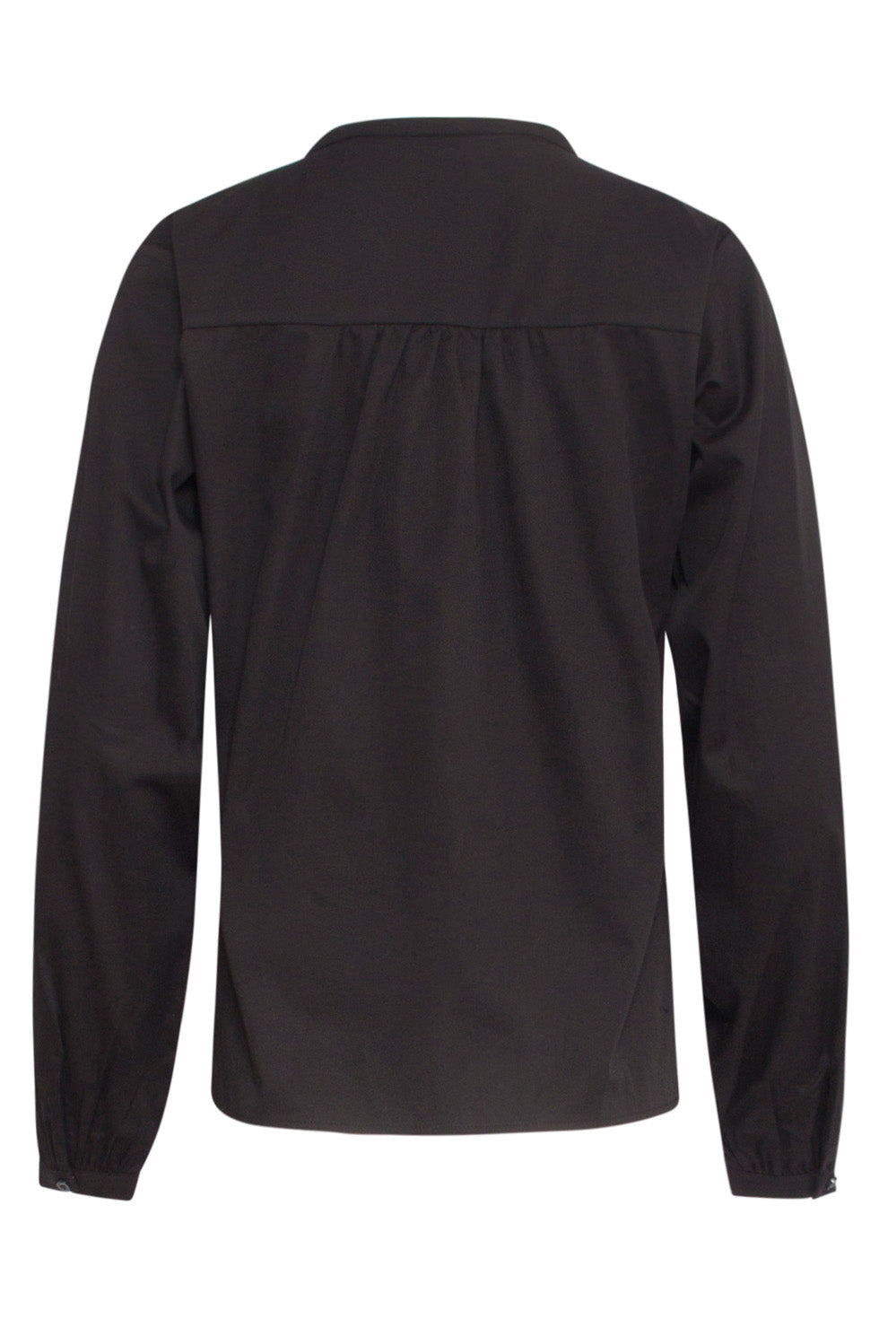 24580 Puffy Sleeve Blouse | Black