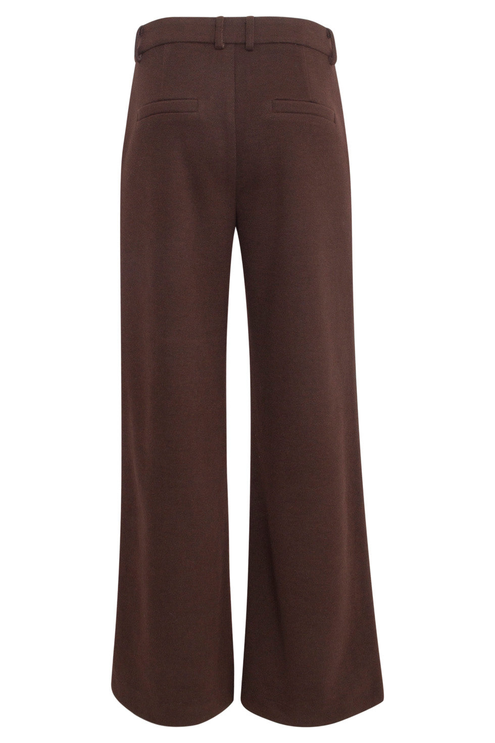 24581 e Wijde Pijpen Broek | Dark Brown