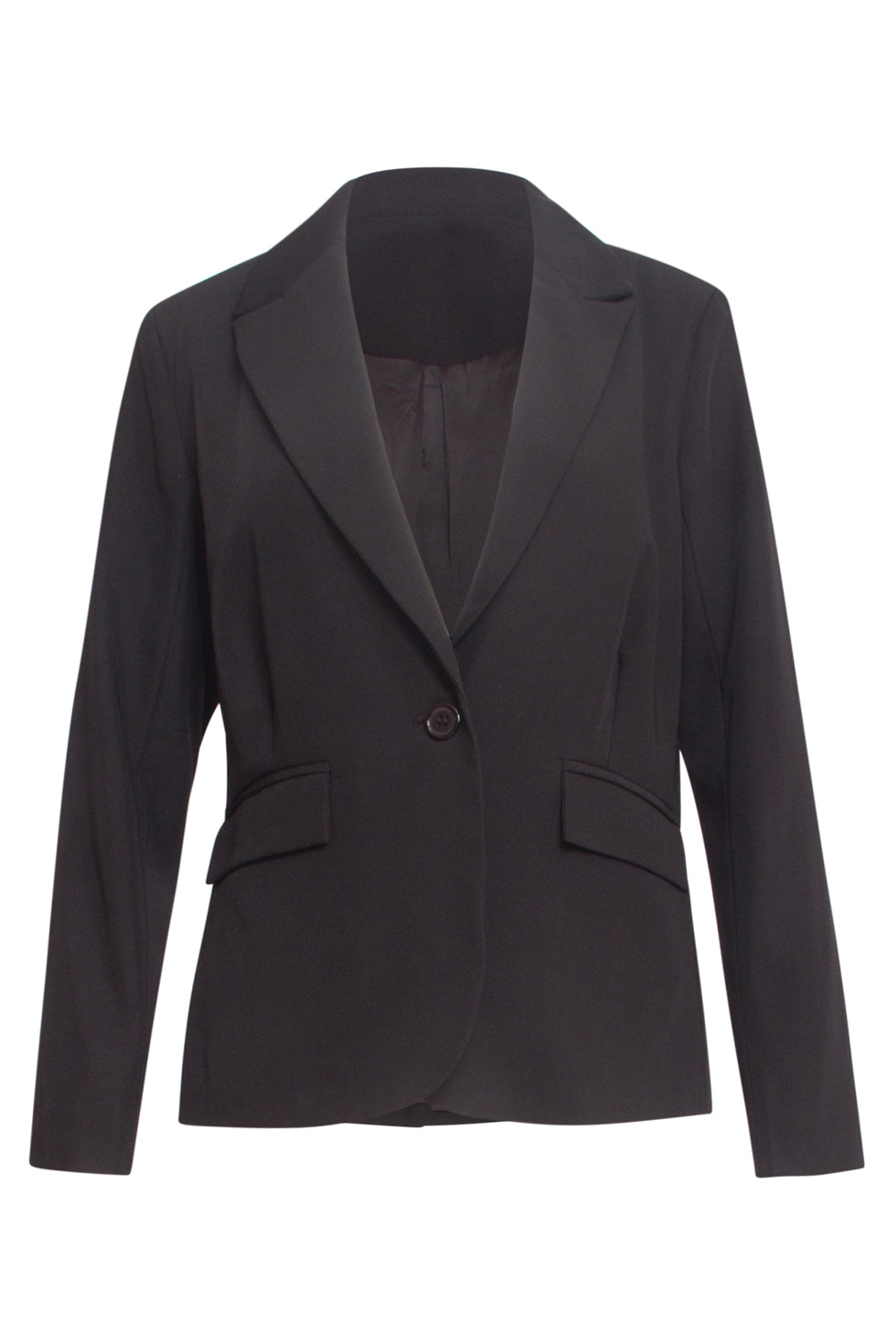 24585 VErfijnde e Blazer Met Losse Pasvorm | Black