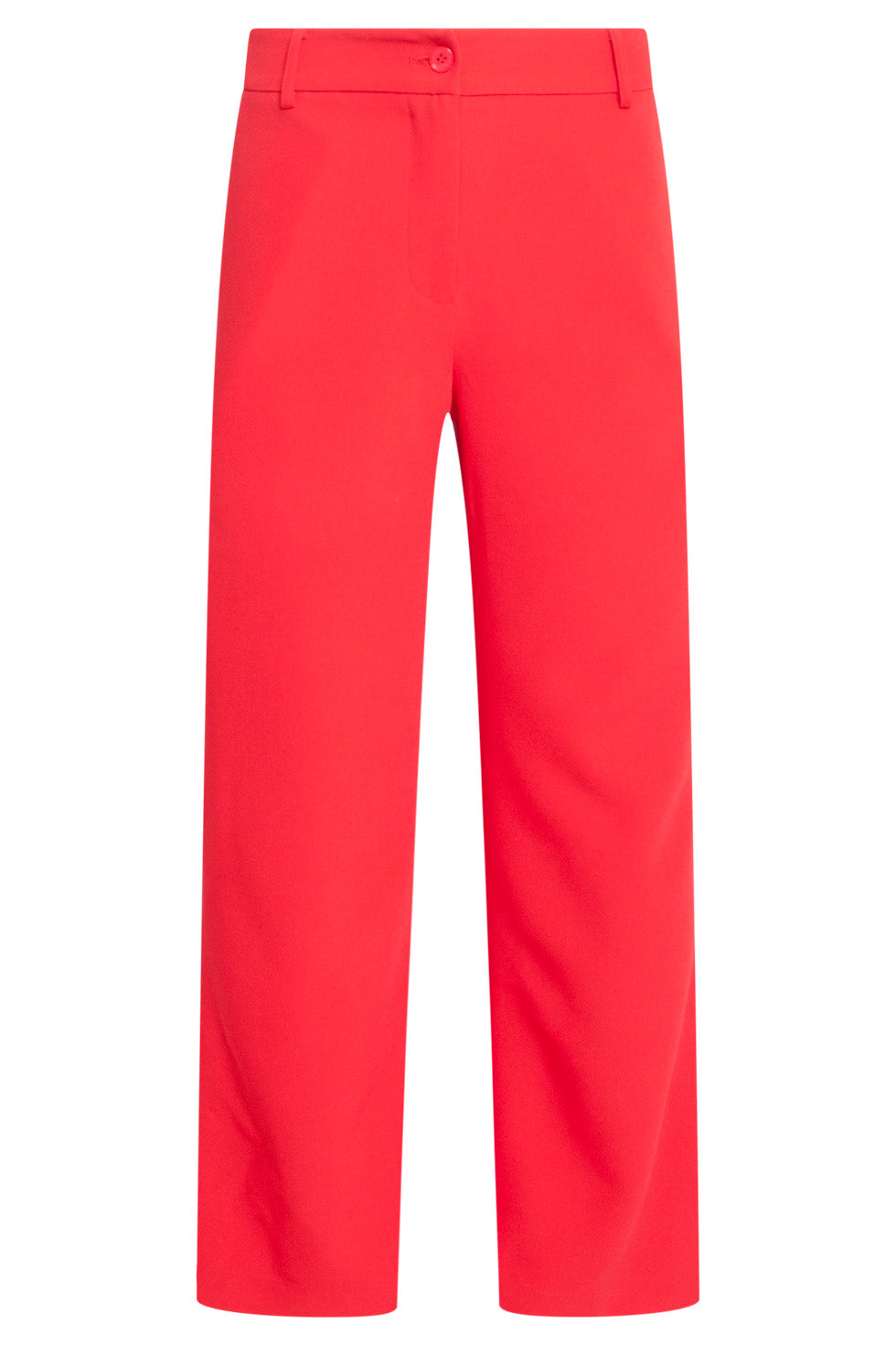 24586 Tailored Broek Met Wijde Pijpen | Red