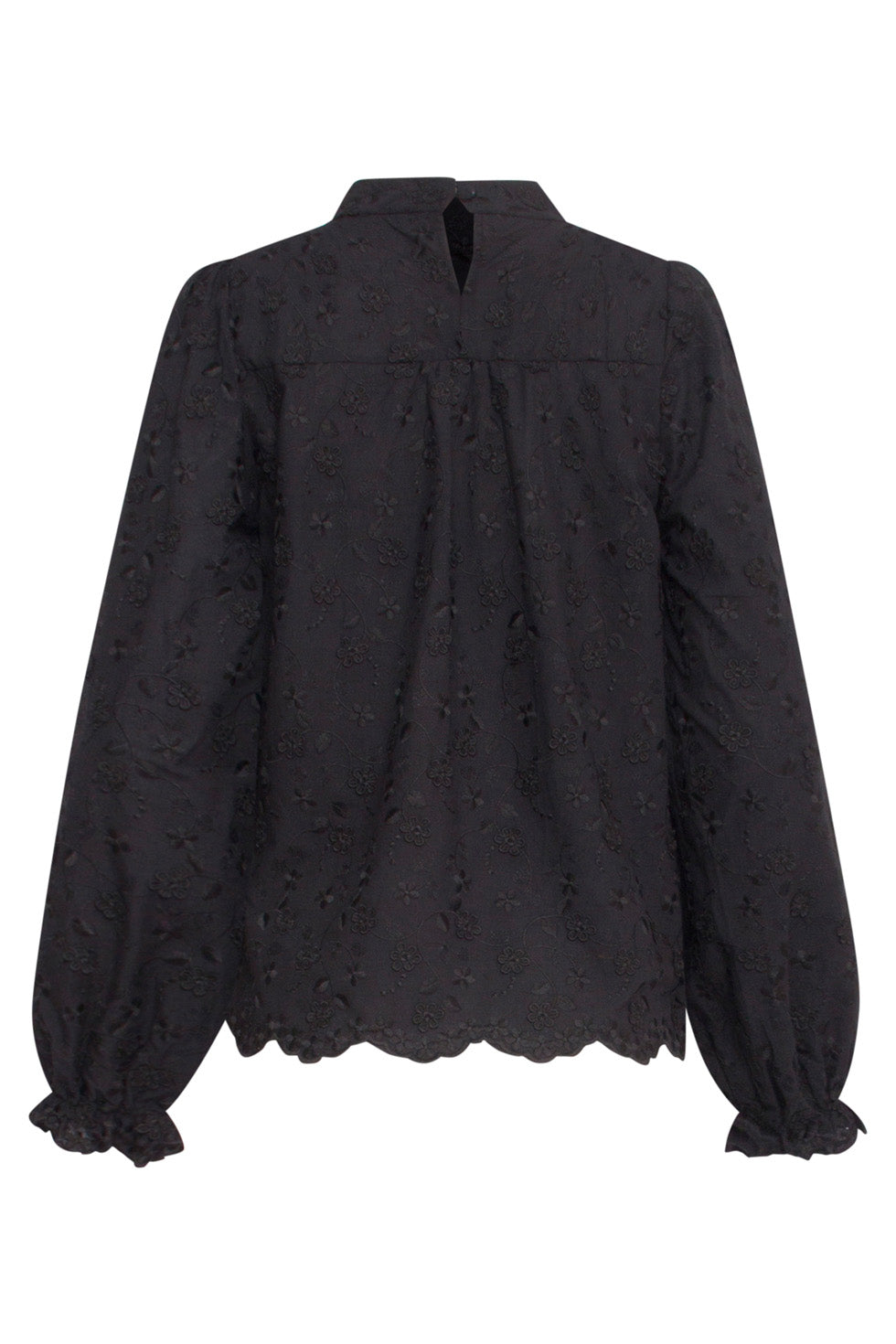 24591 Bloem Textuur e Blouse | Black