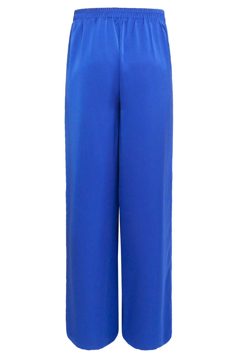 24592 Wijde Satijnen Cobalt Broek | Cobalt Blue