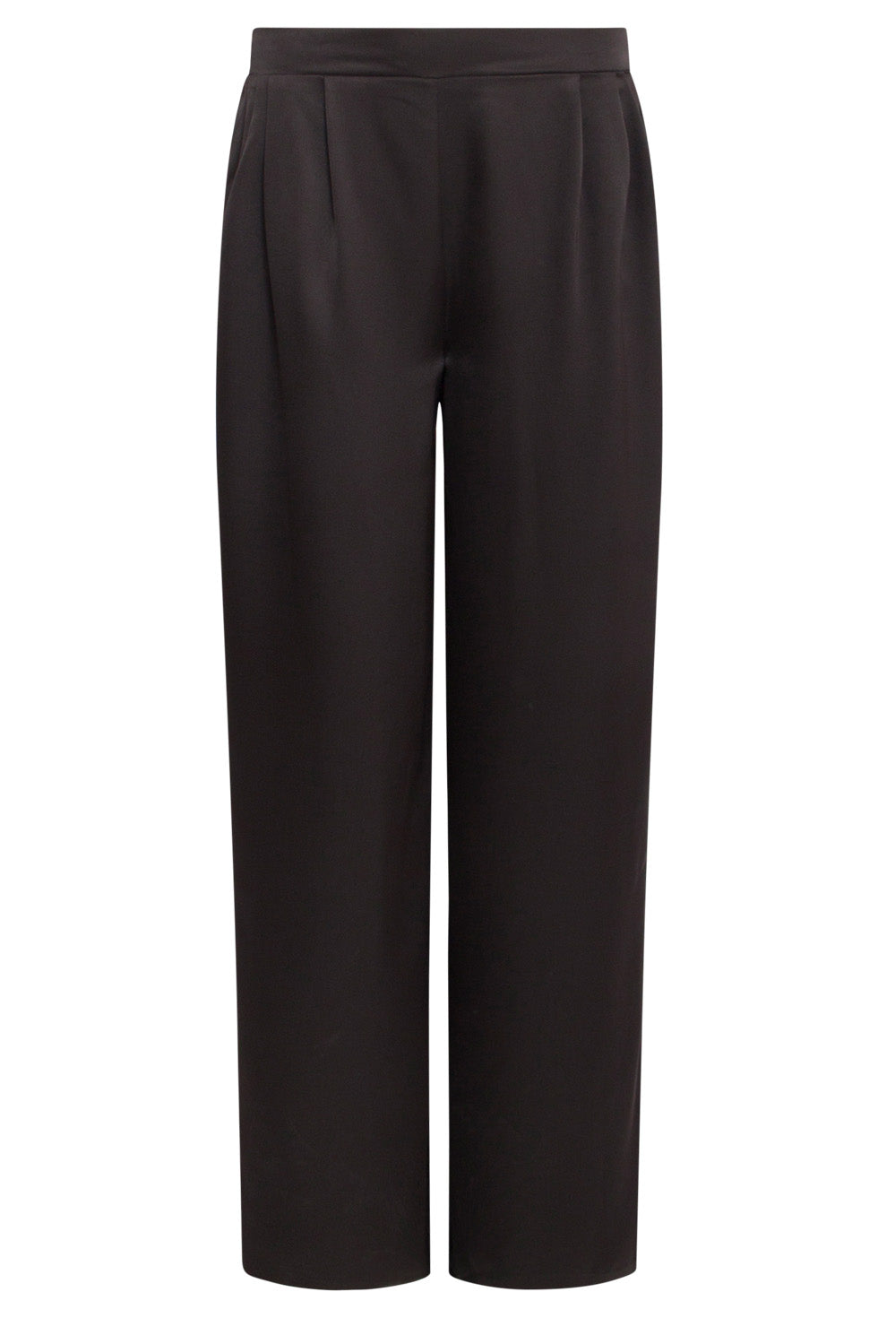 24592 WijdE Satijnen e Broek | Black