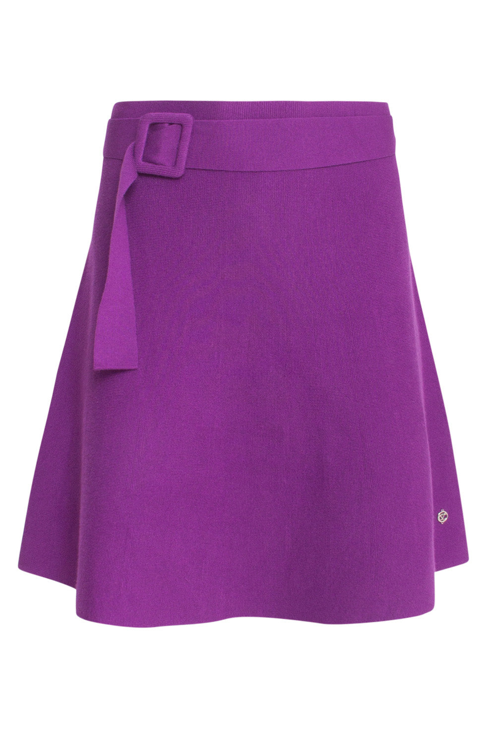 24706 Korte Gebreide Paars e Rok | Purple