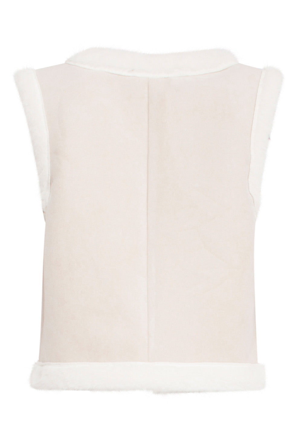24707 Suedine Gilet | Sand