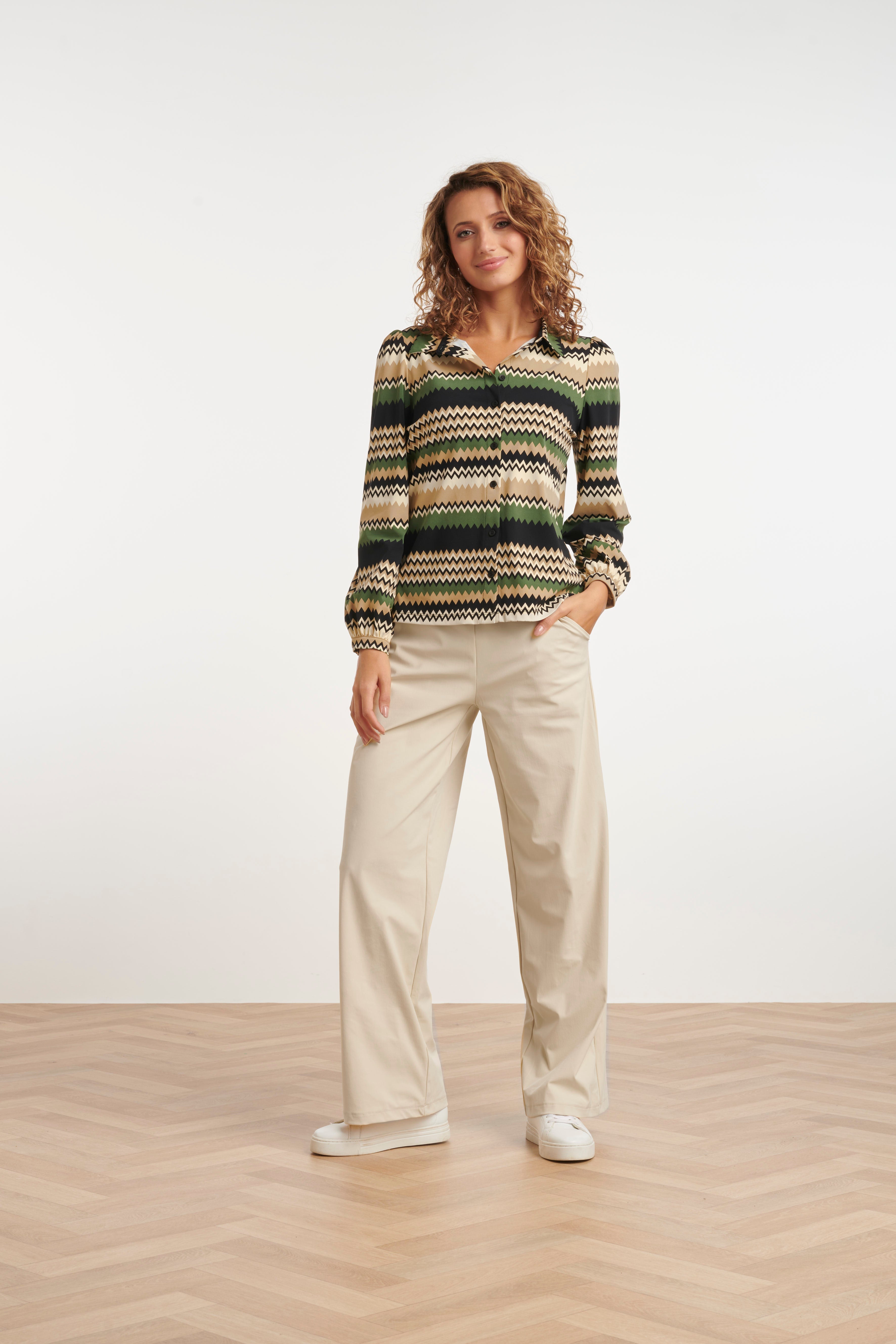 24730 Stijlvolle Travel Kwaliteit Broek | Off White