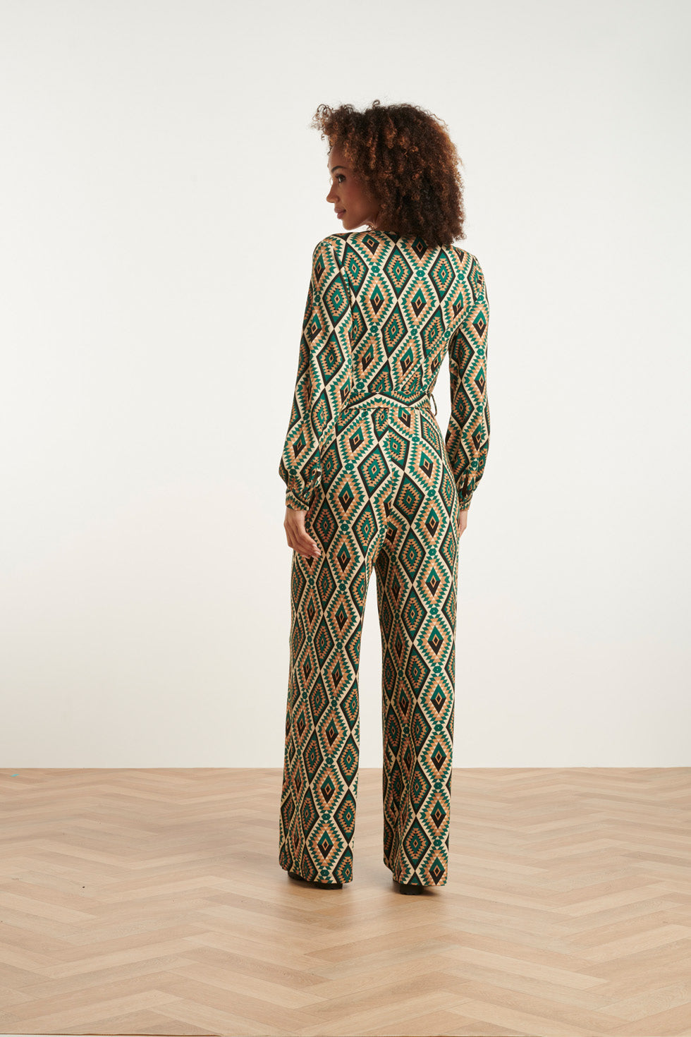 24760 Aztec Print Jumpsuit | Muticolour