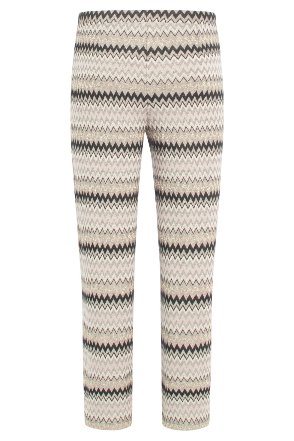 24811 Zigzag Broek | Black - Muticolour
