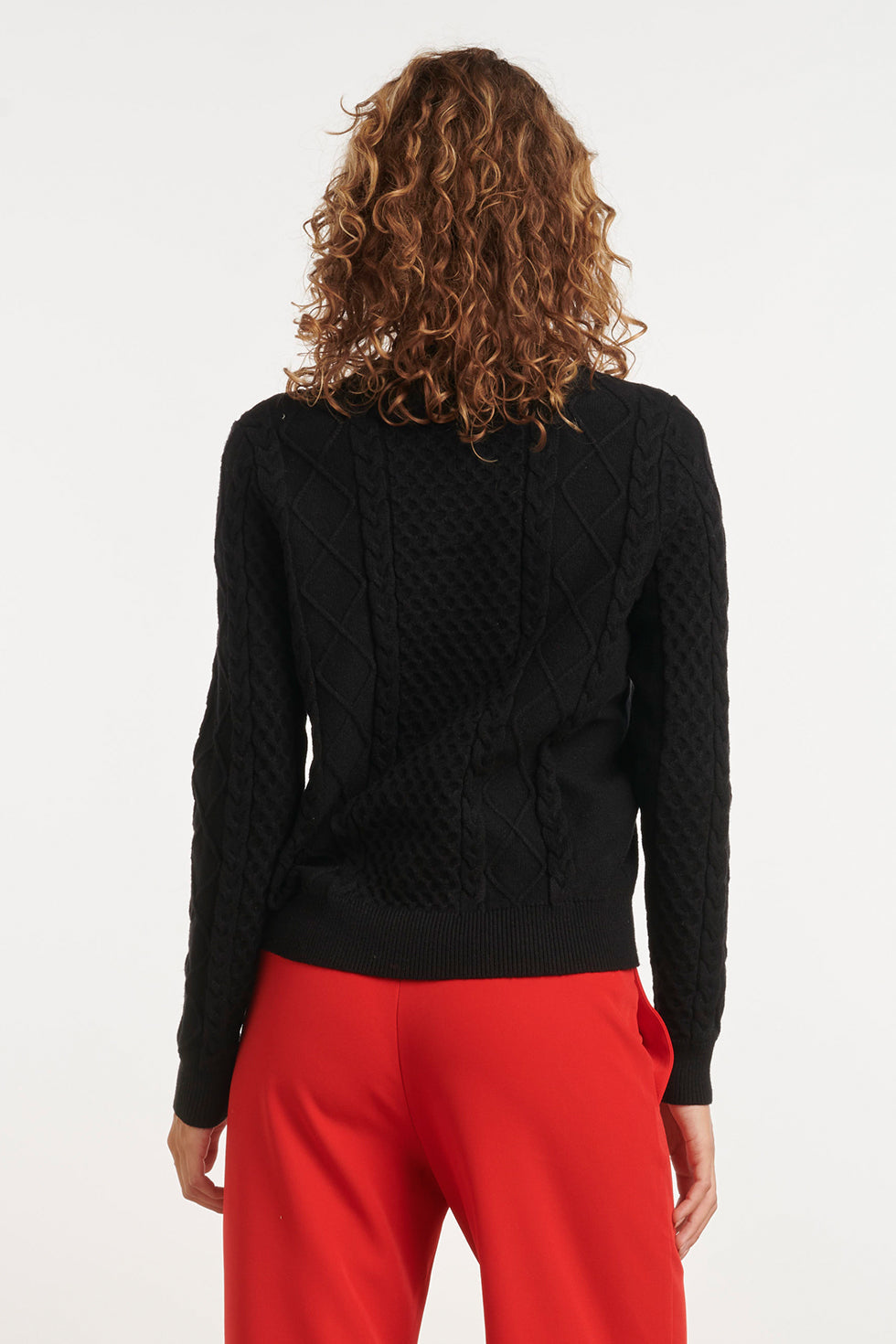 24915 e Gebreide Cardigan | Light Grey