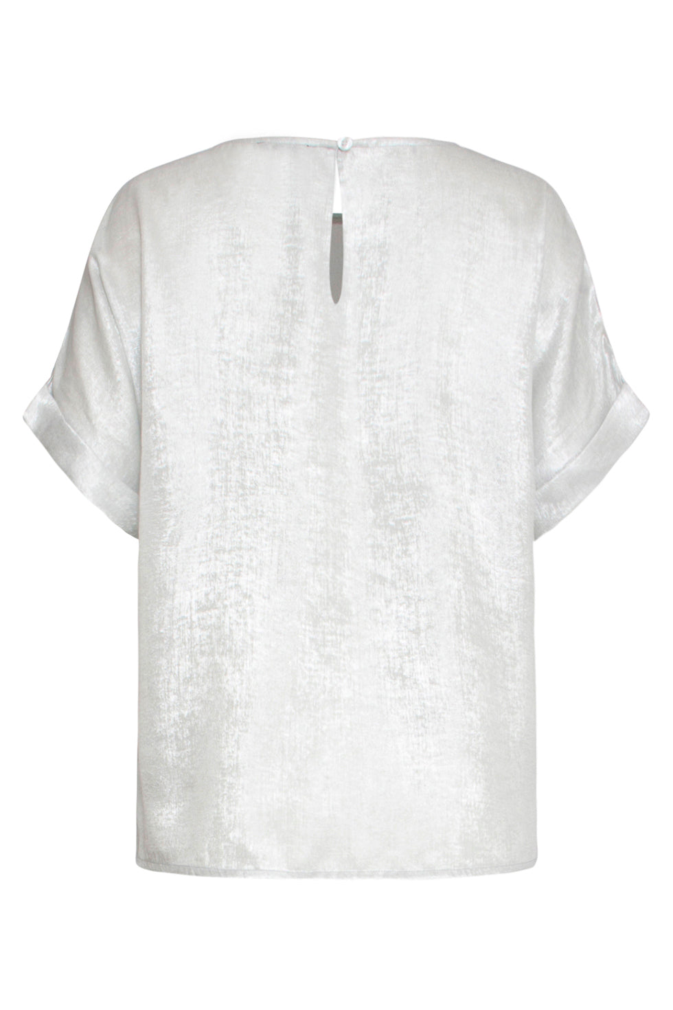 25112 En Metallic Top | Silver