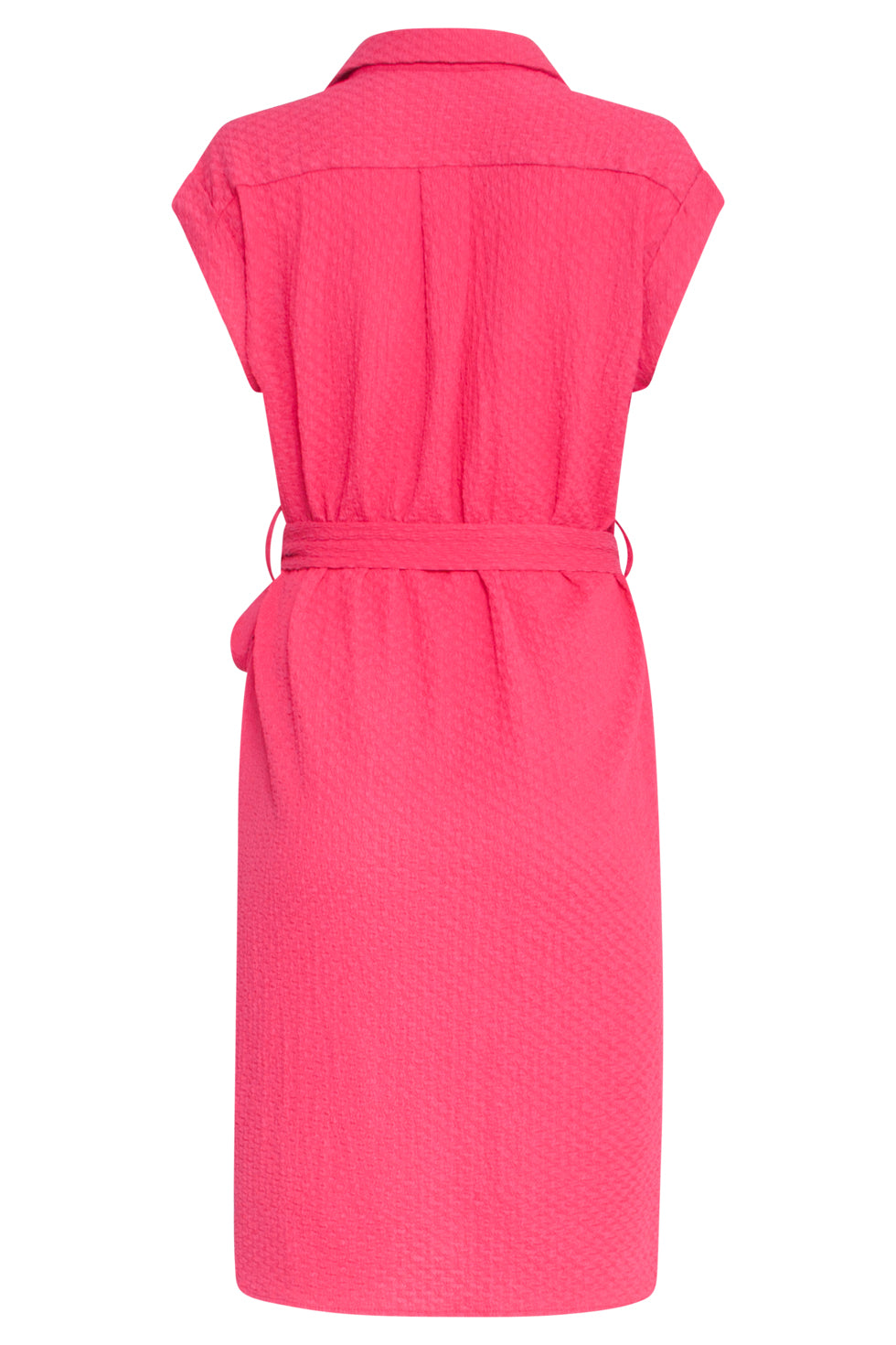 25118 Crinkle Shirtjurk | Pink
