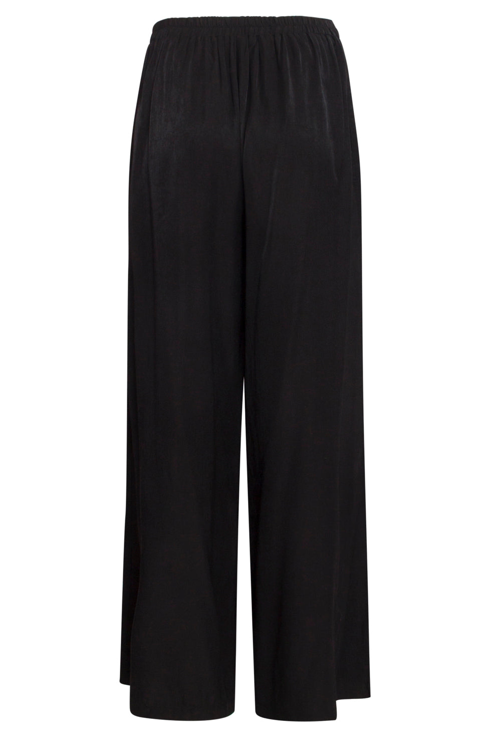 25141 E Rayon Satin Broek | Black