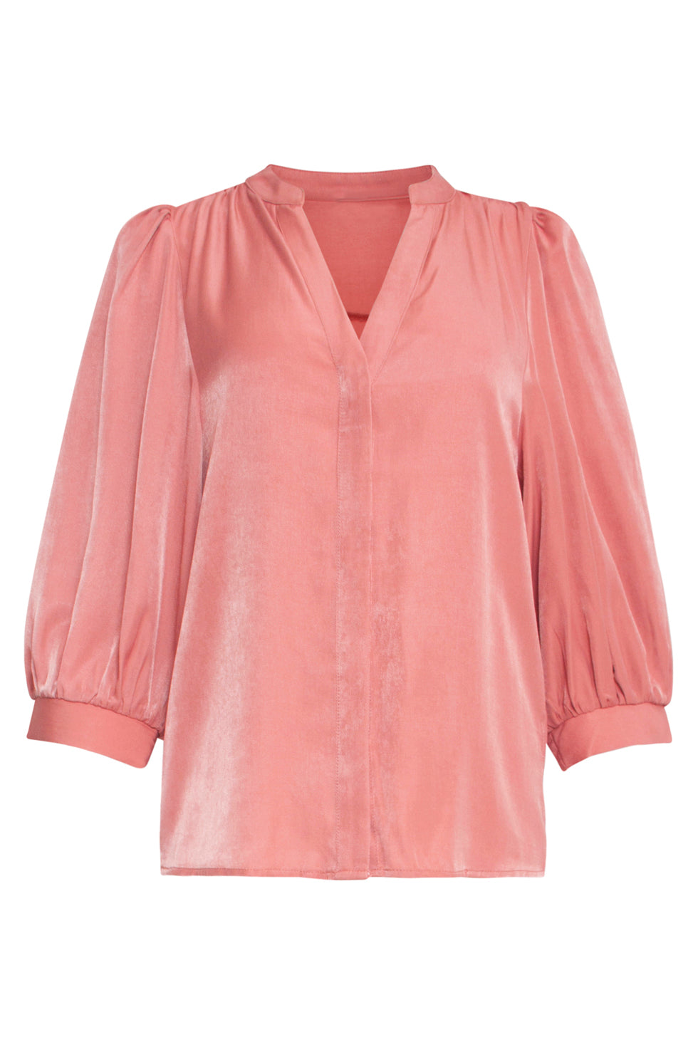 25142 Rayon Satijn Blouse | Old Pink