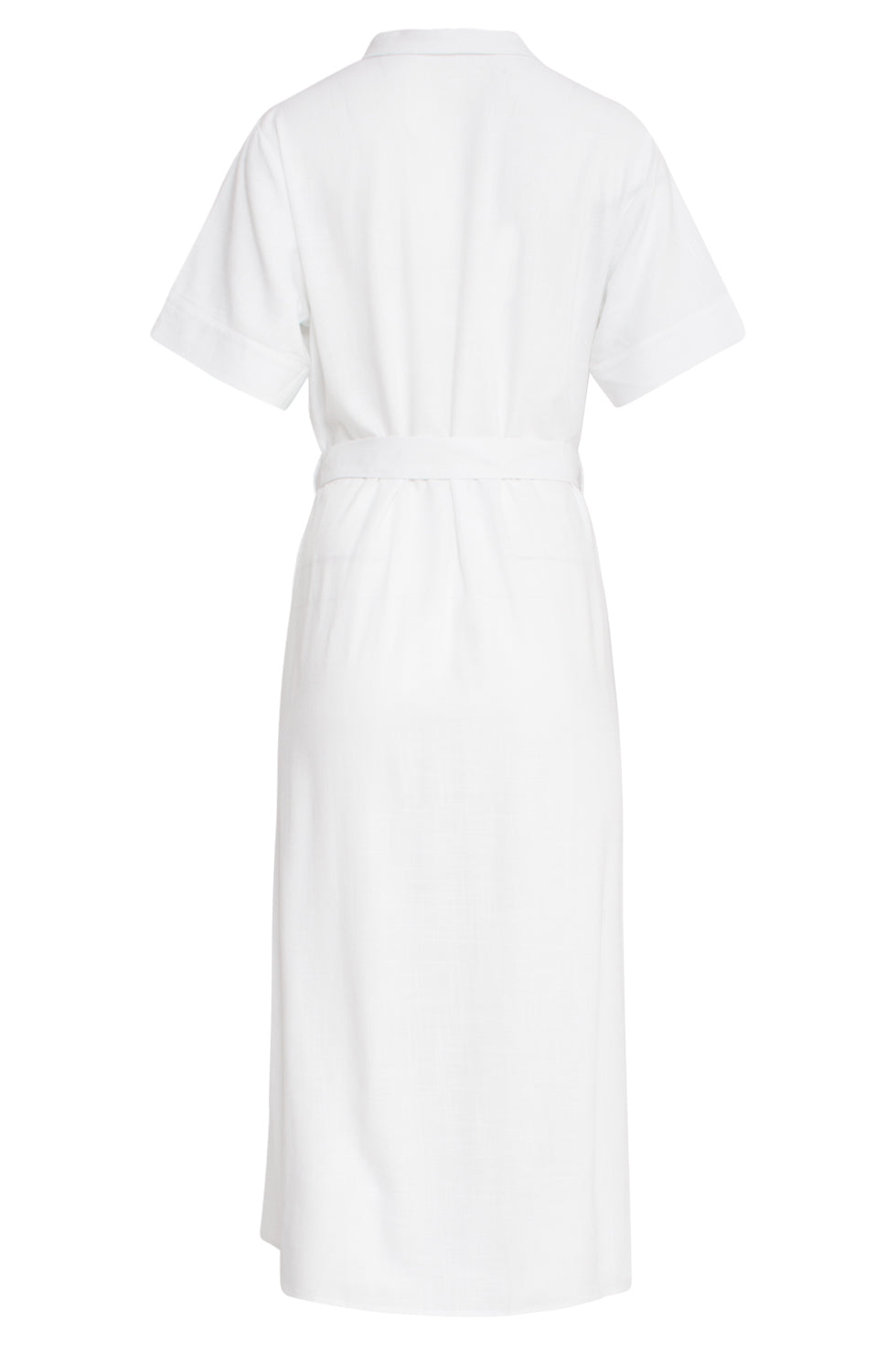 25150 Te Linnen Shirtjurk | White