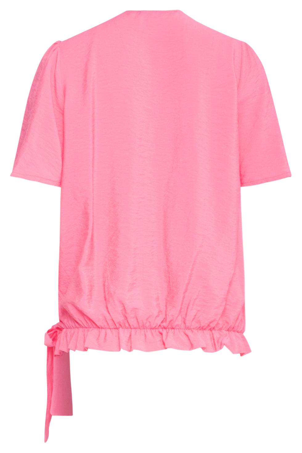 25172 Overlap Topfel Met Strik Detail | Pink