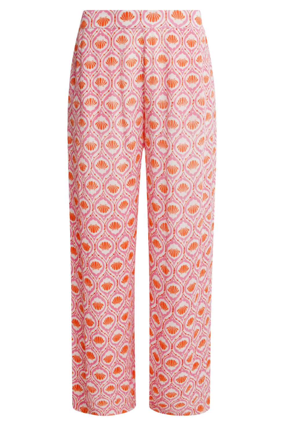 25183 Peach Schelpprint Broek | Muticolour