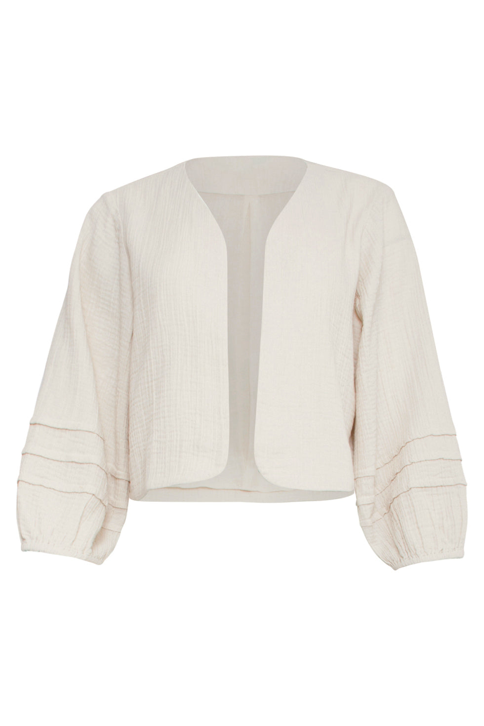 25189 Katoenen Bolero Jas | Off White