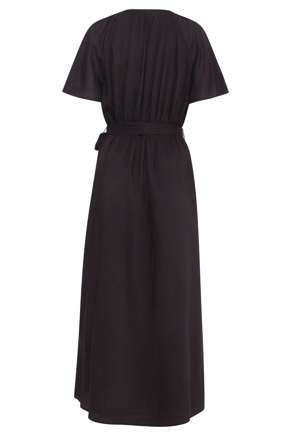 25191 E Viscose Midi Jurk | Black