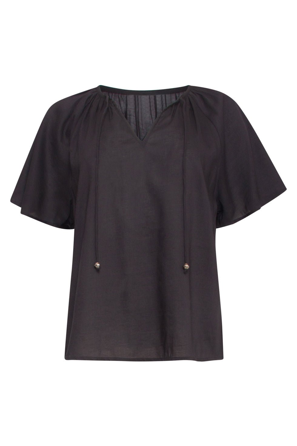 25192 Viscose Top | Black