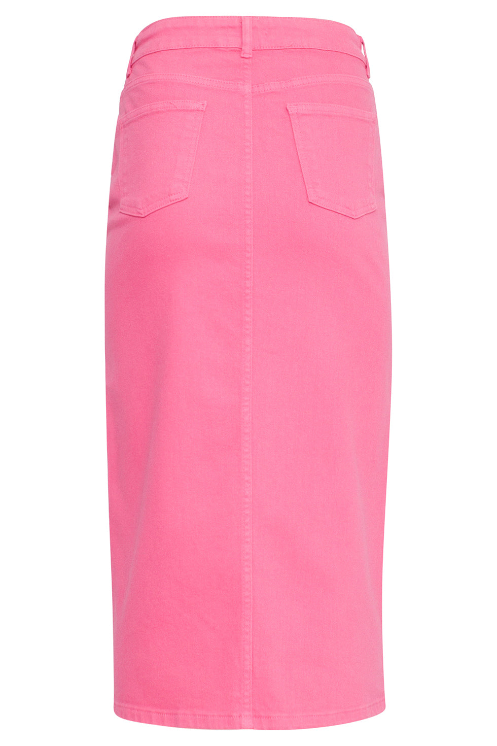 25205 Denim Midi Rok | Pink
