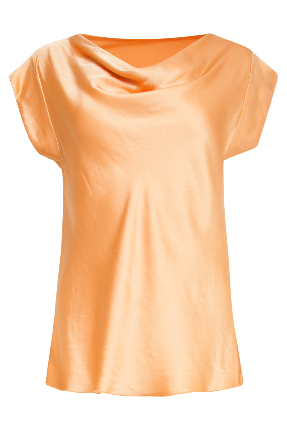 25212 Waterfall Peach Satijn Top | Peach