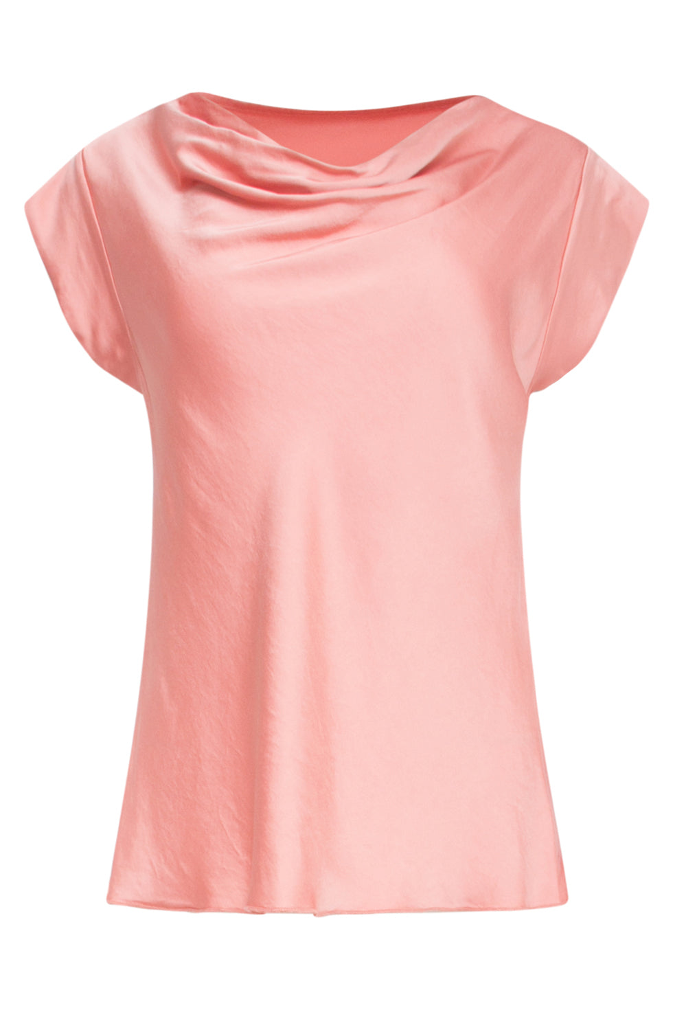 25212 Waterfall Satijn Top | Old Pink