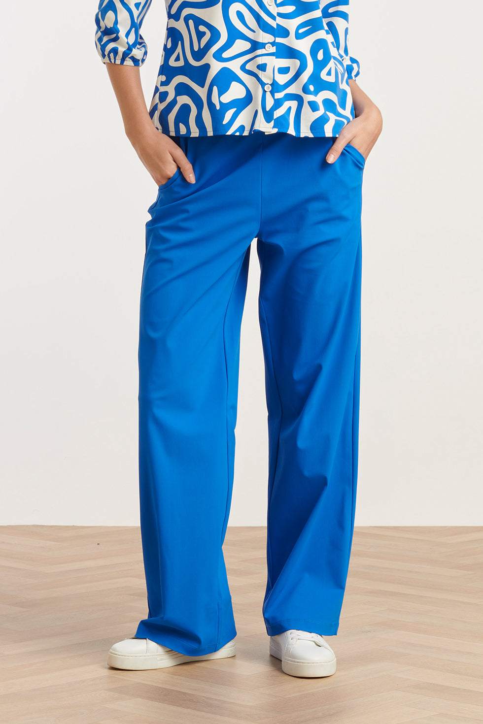 25233 Wijde Broek Van Travel Kwaliteitcobalt | Cobalt