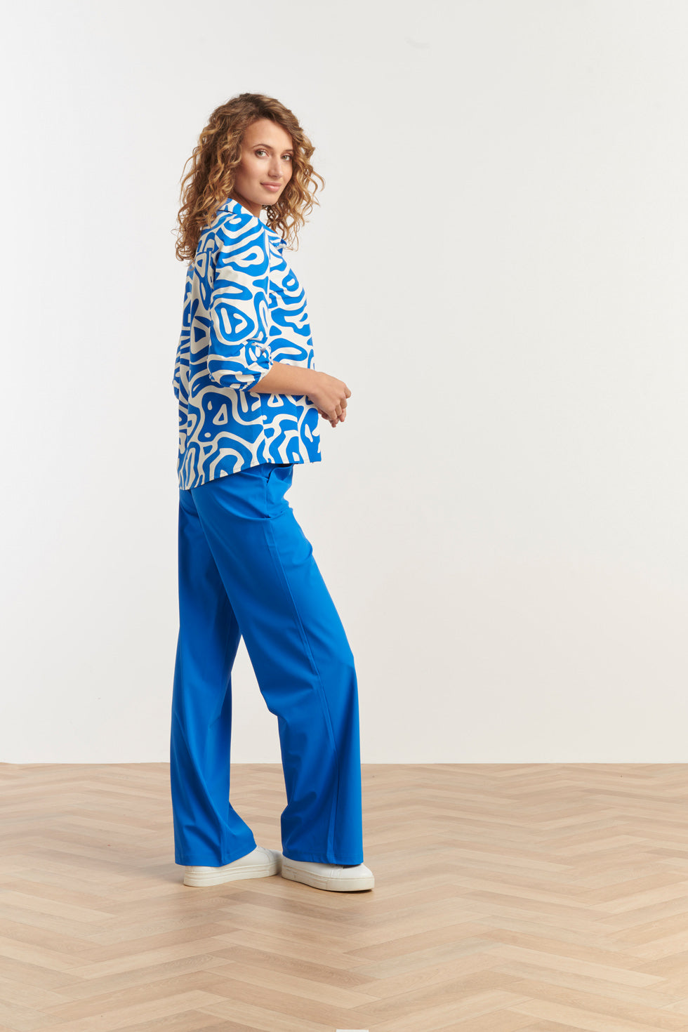 25233 Wijde Broek Van Travel Kwaliteitcobalt | Cobalt