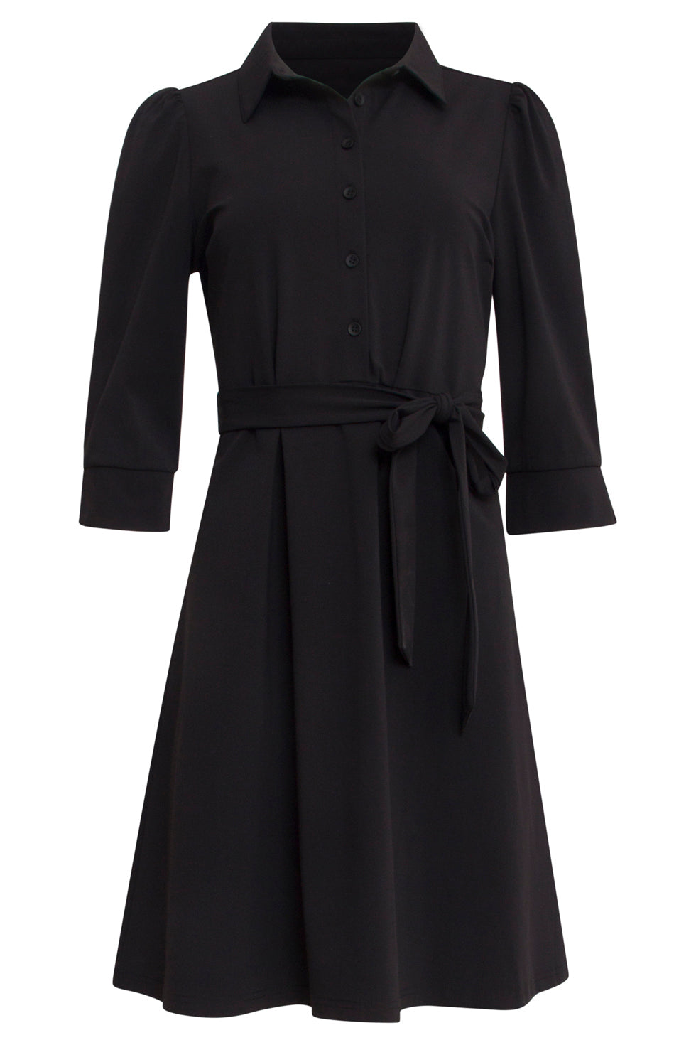25243 Travel Kwaliteit Jurk | Black