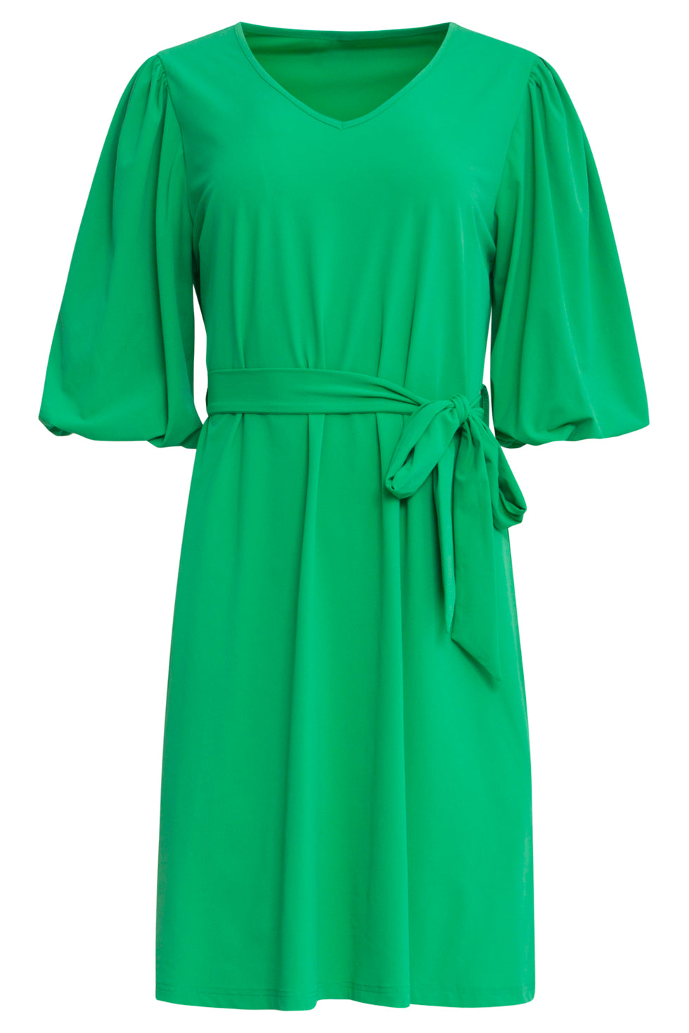 25254 Ballonmouwen Jurktravelkwaliteit | Green