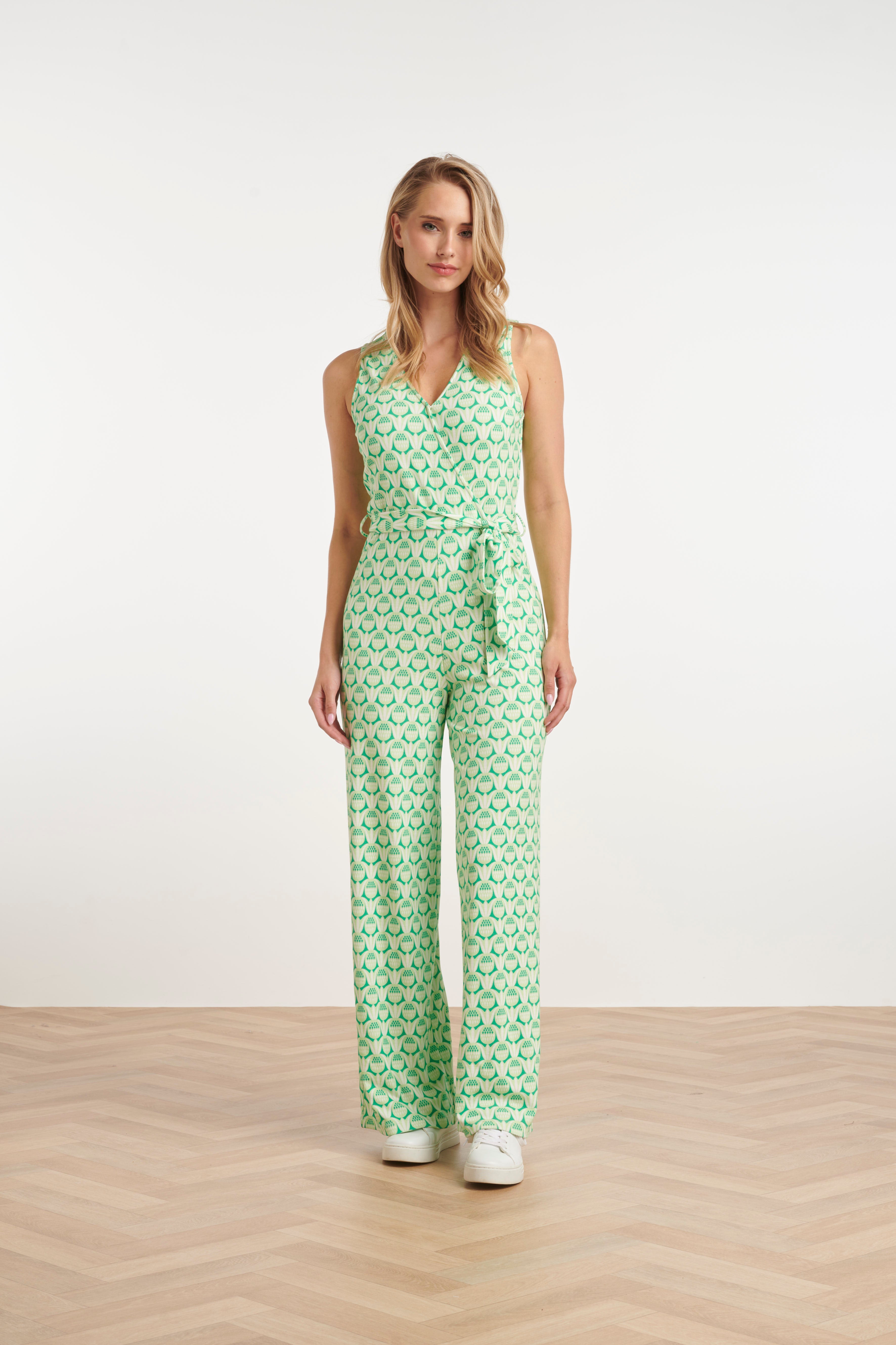 25332, Jumpsuits | Green - White