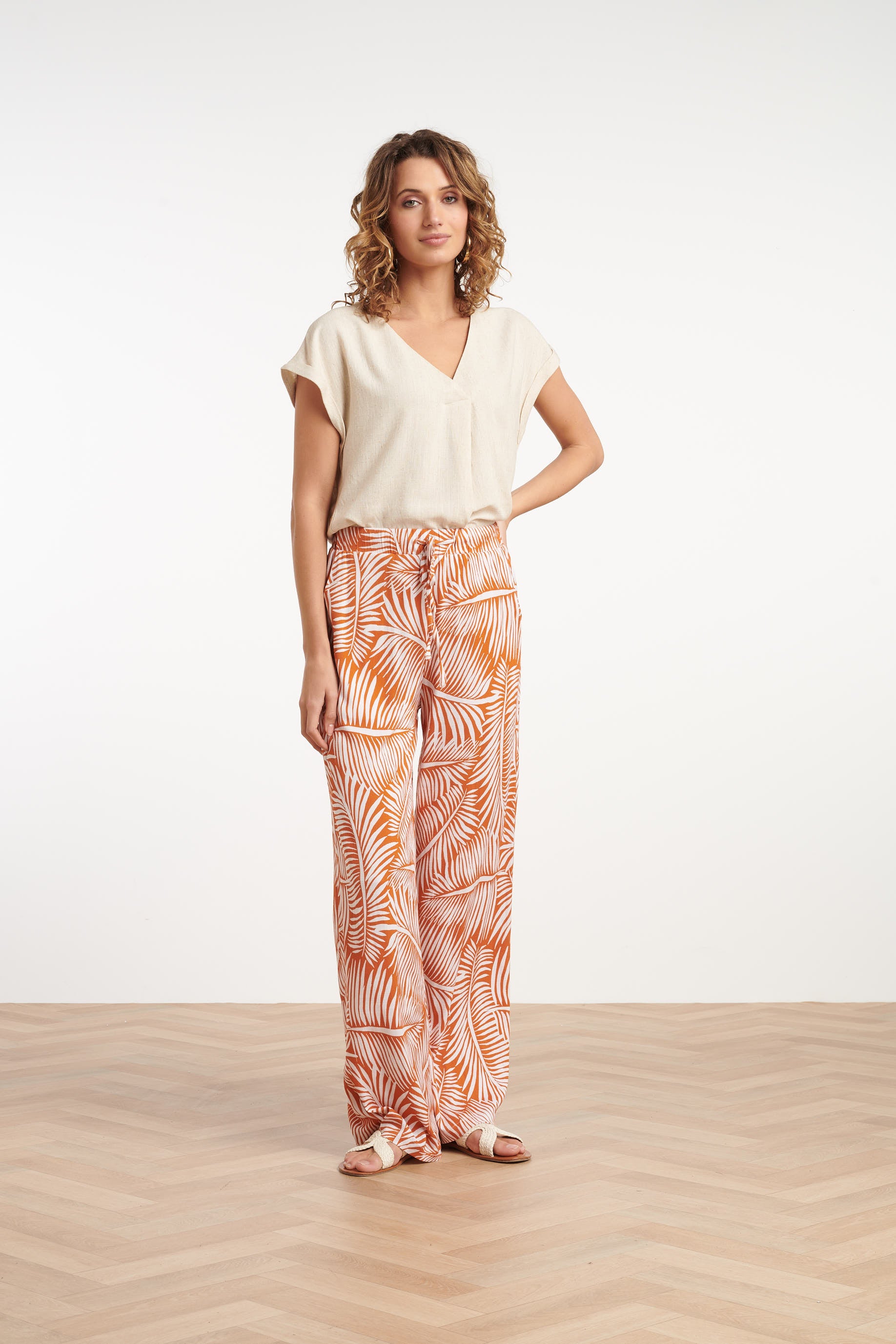 25354, Broeken | Brique - Off White