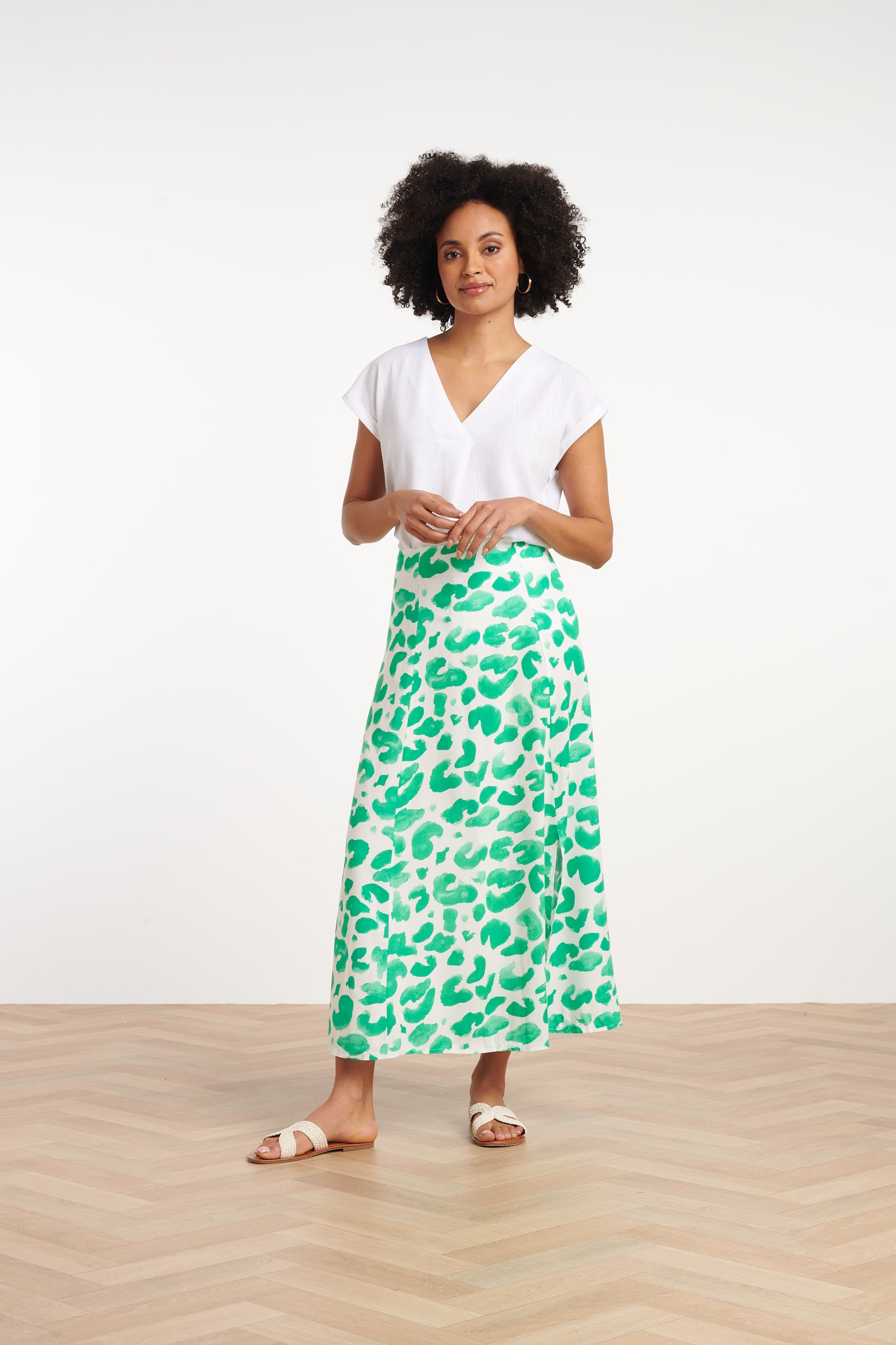 25411, Rokken | White-Green