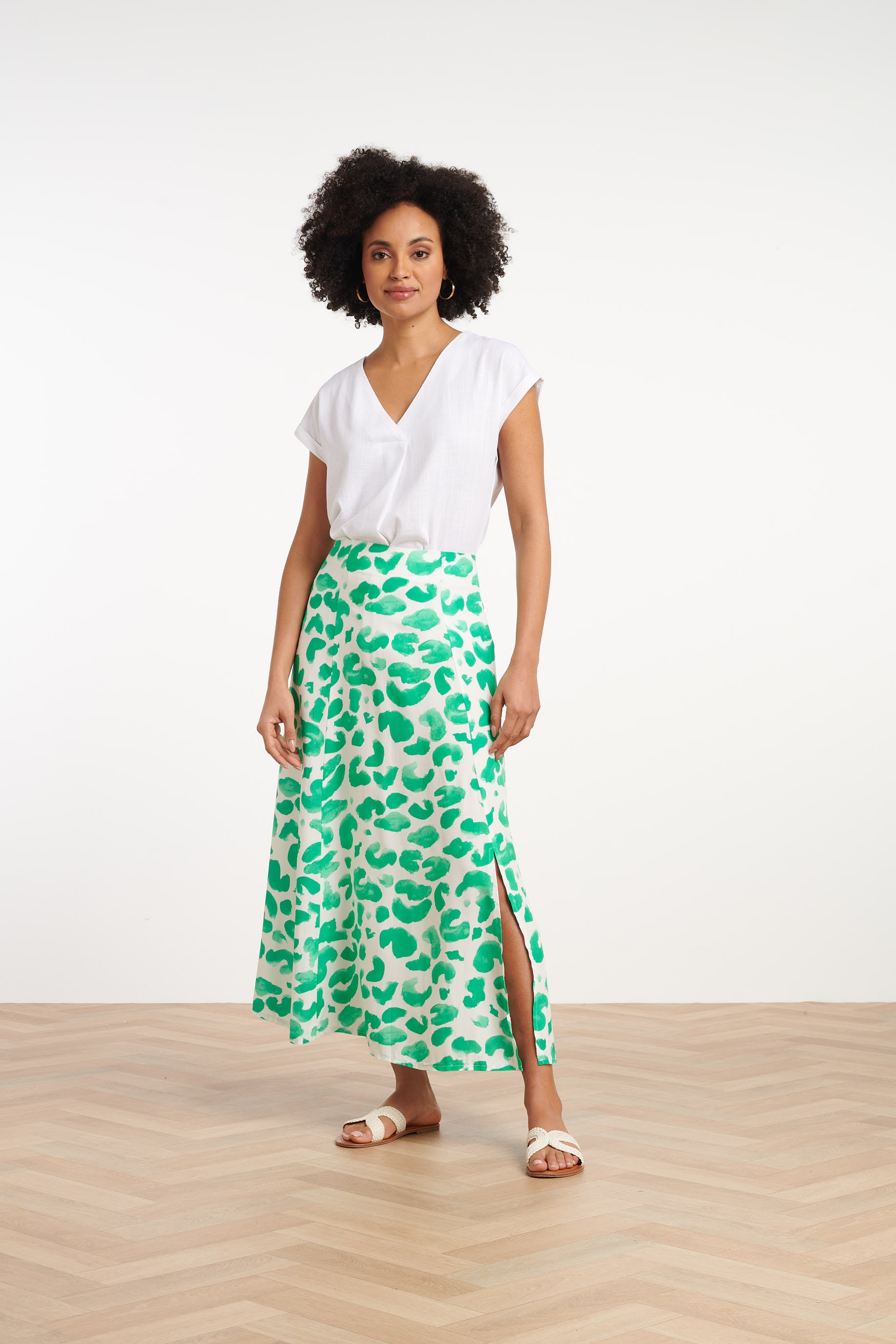 25411, Rokken | White-Green