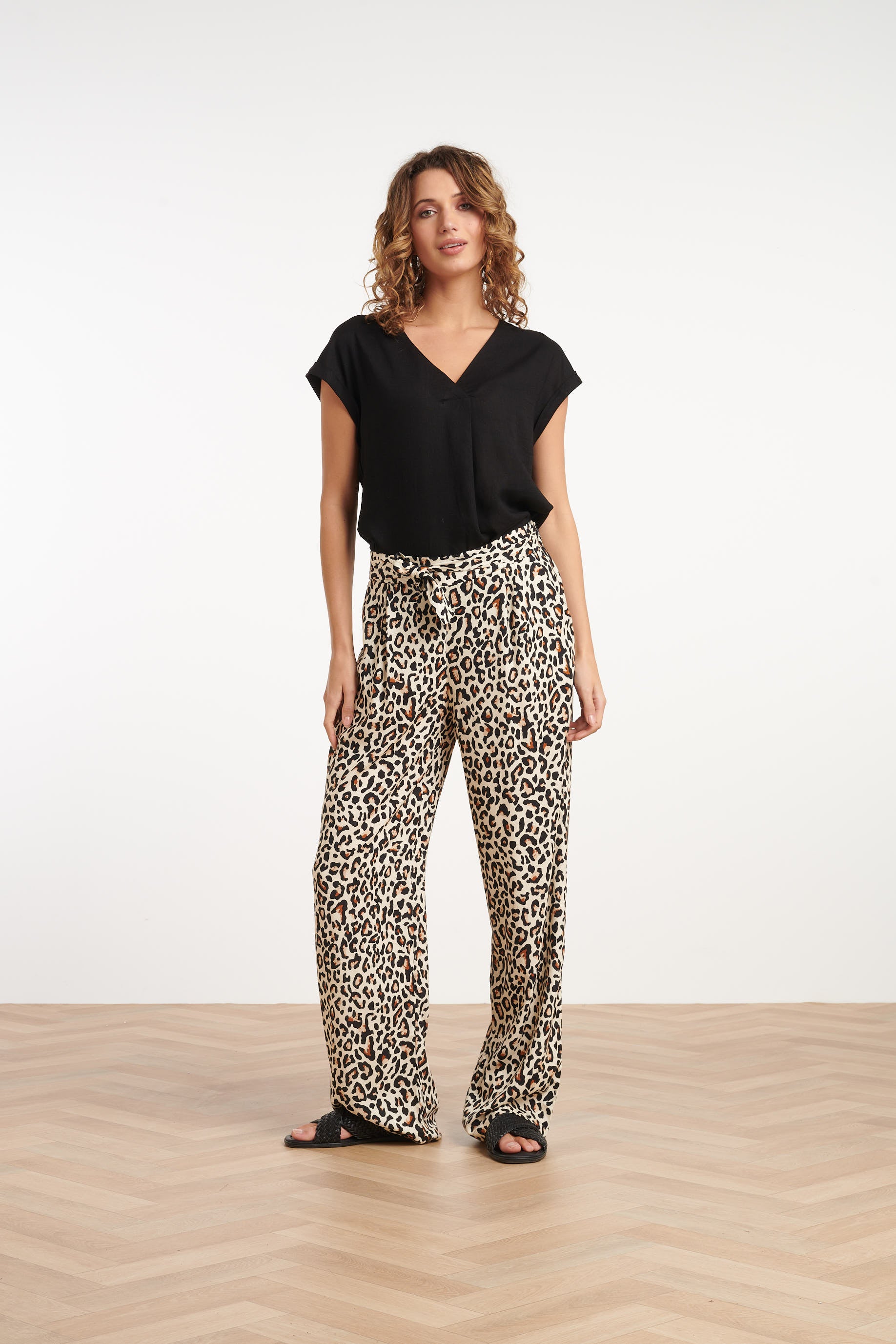 25428, Broeken | Brown-Black