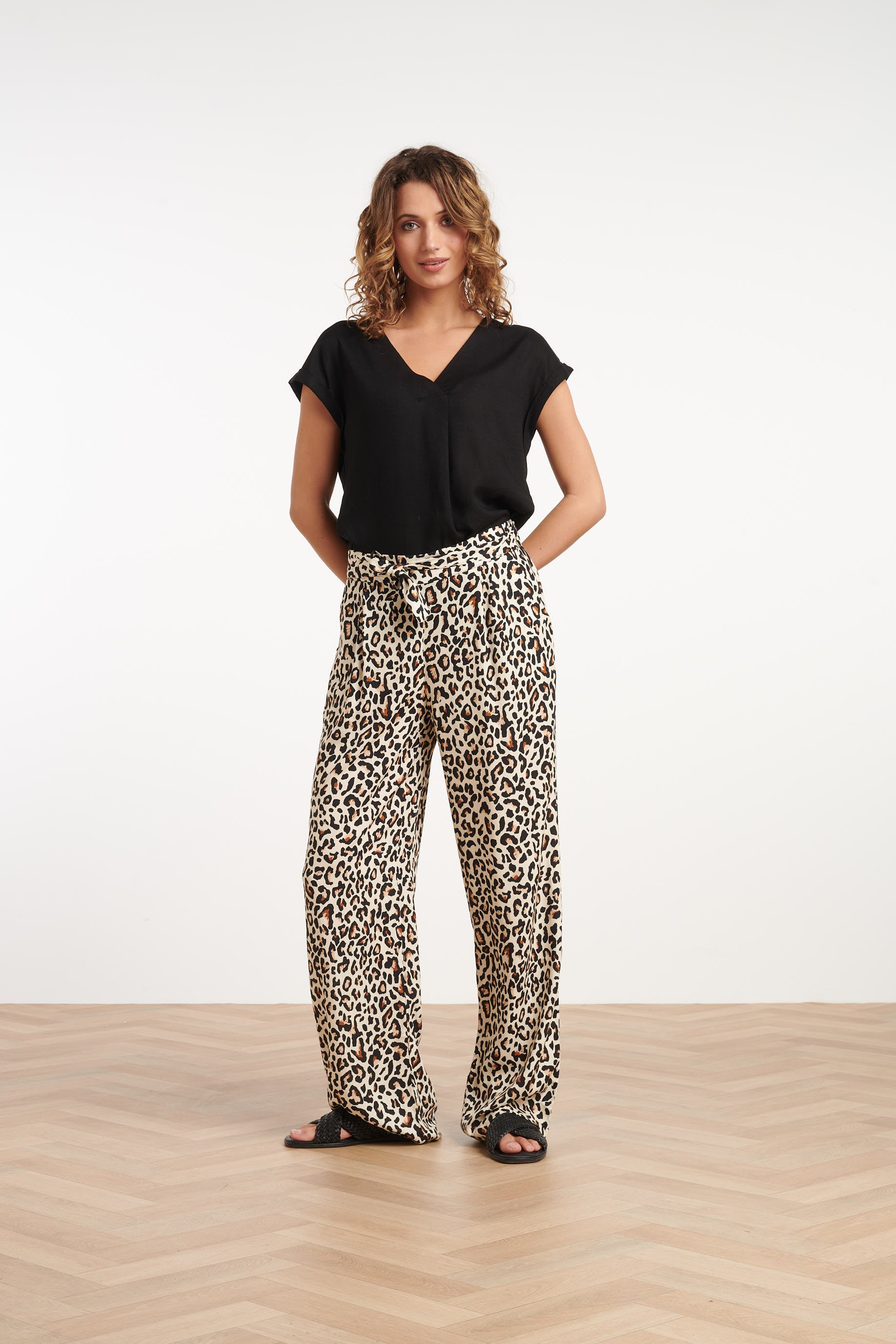 25428, Broeken | Brown-Black