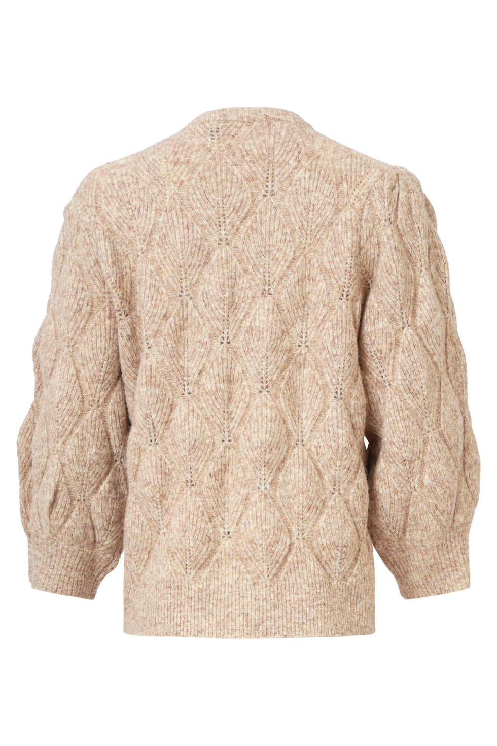 25500 Smashed Lemon Gebreide Losvallende Damestrui | Camel