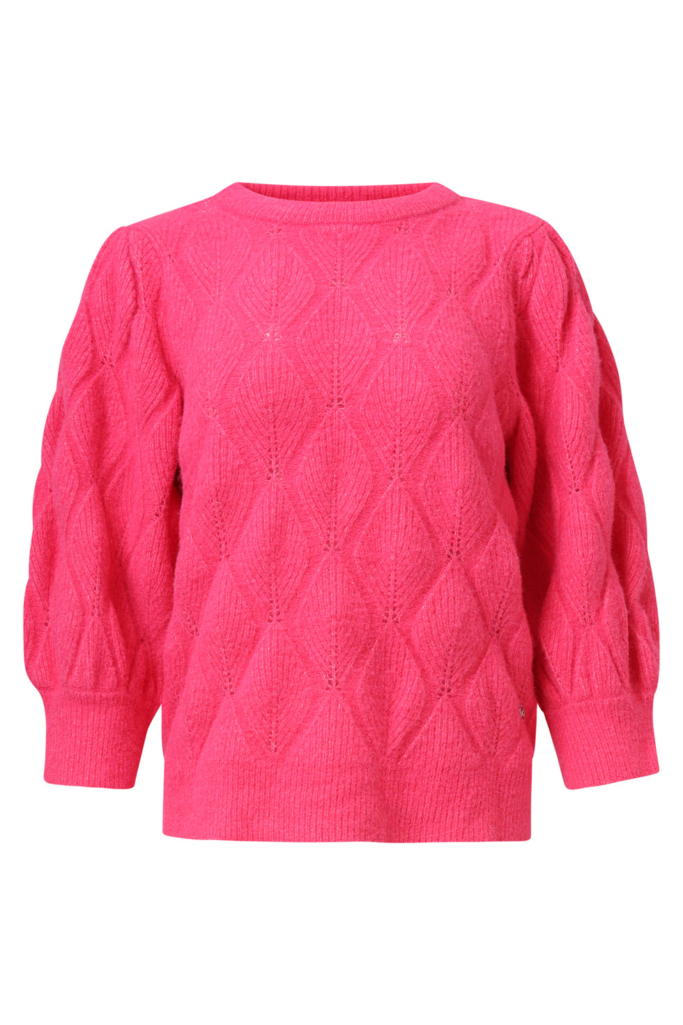 25500 Smashed Lemon Gebreide Losvallende Damestrui | Cerise