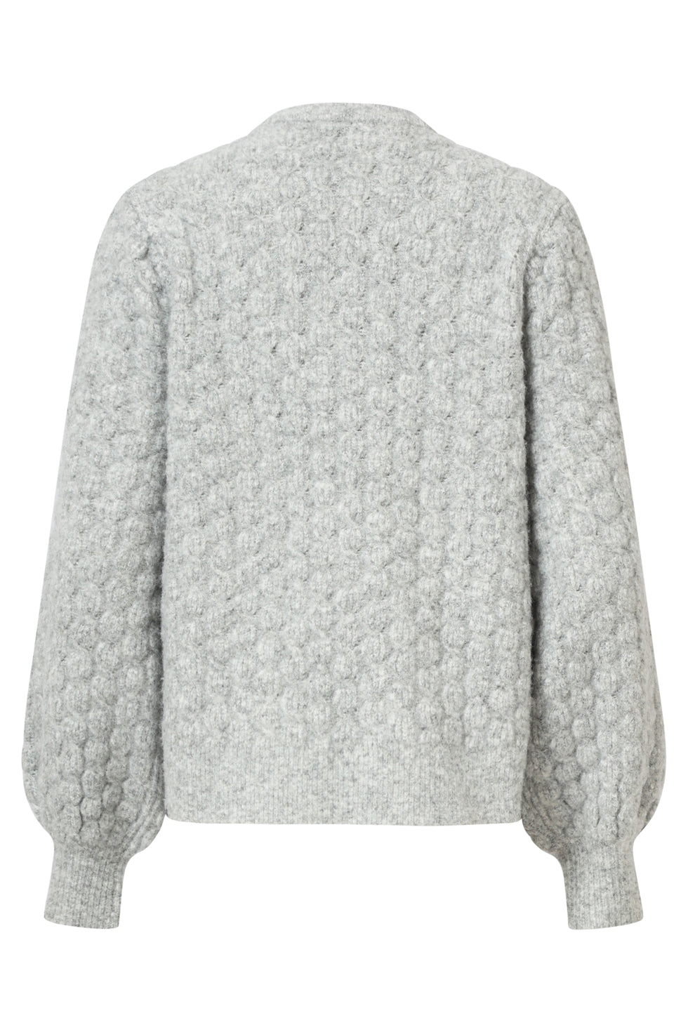 25502 Smashed Lemon Damesgebreide Vrouwelijke Losvallende Trui | Grey