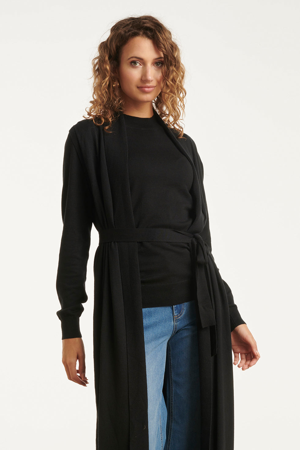 25504 Damesgilet Met Lurex | Black